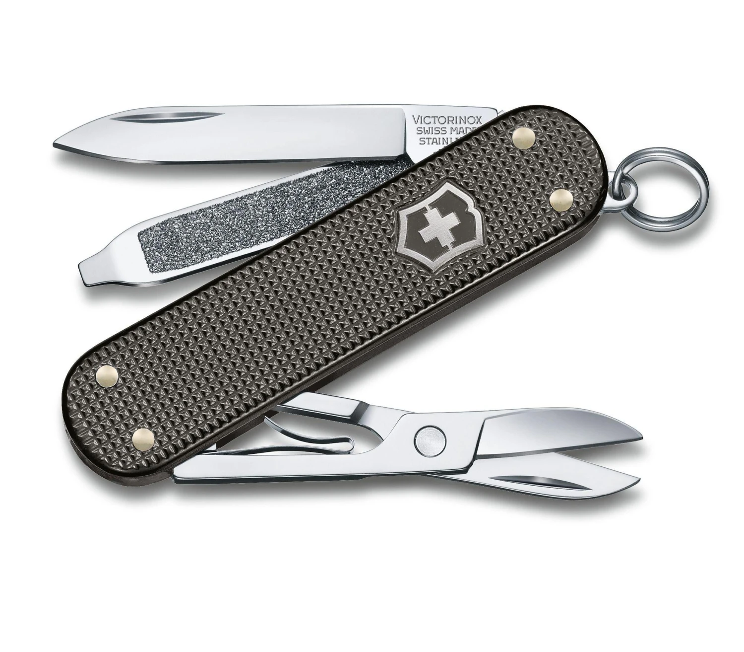 SWISS ARMY VICTORINOX 0.6221.L22 CLASSIC ALOX 2022 THUNDER GRAY POCKET KNIFE 3 SWISS ARMY VICTORINOX 0.6221.L22 CLASSIC ALOX 2022 THUNDER GRAY POCKET KNIFE