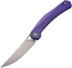 CIVIVI CIVC200132 LAZAR LINERLOCK PURPLE G10 HANDLE 10CR15COMOV FOLDING KNIFE.