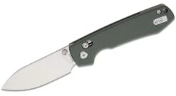 VOSTEED VOSRCCBVTMN RCCB32VTMN RACCOON CROSSBAR LOCK14C28N GREEN MICARTA FOLDING KNIFE.