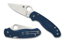 SPYDERCO C223PCBL PARA 3 FRN BLUE CPM SPY27 STEEL LIGHTWEIGHT FOLDING KNIFE.