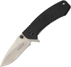 KERSHAW 1555G10 CRYO HINDERER DESIGNED STONEWASH FINISH G10 FOLDING KNIFE.