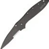 KERSHAW 1660CKTST LEEK ALL BLACK ASSISTED COMBO EDGE USA FOLDING KNIFE. -SR KNIVE SANDSWORDS Sales 12 28a416f0 f8ab 4c14 86f0 dcaeb1c5bff9