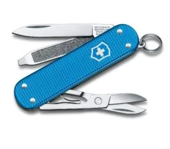 SWISS ARMY VICTORINOX 0.6221.L20 CLASSIC AQUA BLUE MULTI FUNCTION POCKET KNIFE
