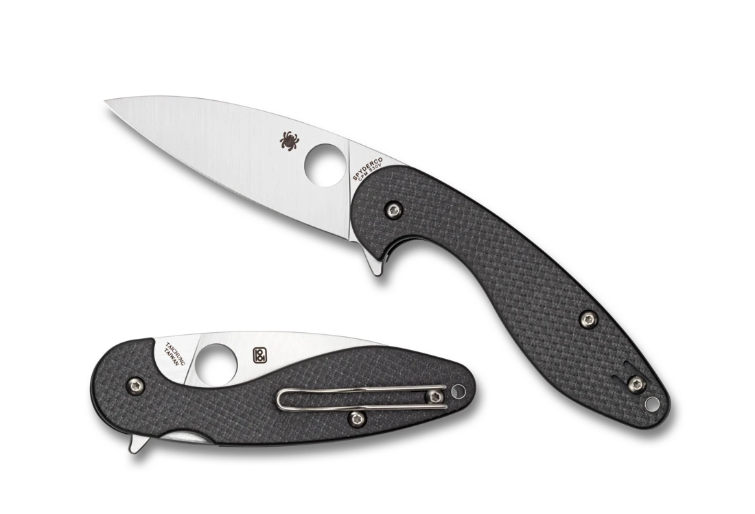 SPYDERCO C228CFP SLIVERAX ALEXANDER SLIVERAX DESIGNED CPM-S30V FOLDING KNIFE. 3 SPYDERCO C228CFP SLIVERAX ALEXANDER SLIVERAX DESIGNED CPM-S30V FOLDING KNIFE.