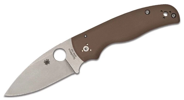 SPYDERCO C229GPBN15V SHAMAN BROWN G10 CPM-15V STEEL FOLDING KNIFE. SPRINT RUN 3 SPYDERCO C229GPBN15V SHAMAN BROWN G10 CPM-15V STEEL FOLDING KNIFE. SPRINT RUN