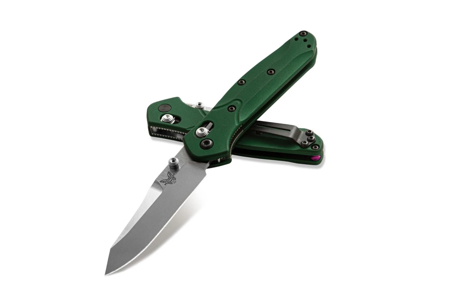 BENCHMADE 945 MINI OSBORNE S30V STEEL REVERSE TANTO GREEN HANDLE FOLDING KNIFE 3 BENCHMADE 945 MINI OSBORNE S30V STEEL REVERSE TANTO GREEN HANDLE FOLDING KNIFE