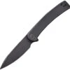 WE KNIVES WE2102B UPSHOT FRAMELOCK BLACK CPM-20CV LIMITED FOLDING KNIFE.