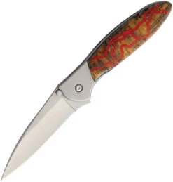 SANTA FE STONEWORKS SF1660SBRC CUSTOM LEEK FOLDING KNIFE.
