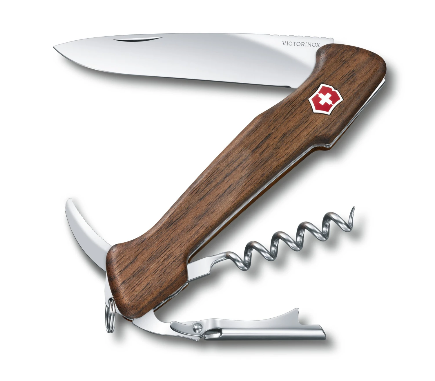 SWISS ARMY VICTORINOX 0.9701.63 WINE MASTER WALNUT KNIFE WITH POUCH 3 SWISS ARMY VICTORINOX 0.9701.63 WINE MASTER WALNUT KNIFE WITH POUCH