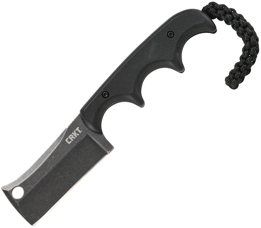 CRKT 2383K FOLTS MINIMALIST CLEAVER BLACKOUT 5CR13MOV STEEL NECK CARRY FIXED BLADE KNIFE. 3 CRKT 2383K FOLTS MINIMALIST CLEAVER BLACKOUT 5CR13MOV STEEL NECK CARRY FIXED BLADE KNIFE.