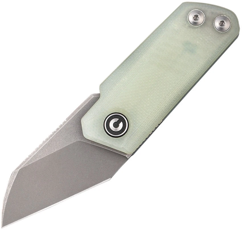 CIVIVI CIVC2108A KI-V JADE G10 HANDLE 9CR18MOV STEEL FOLDING KNIFE. 3 CIVIVI CIVC2108A KI-V JADE G10 HANDLE 9CR18MOV STEEL FOLDING KNIFE.