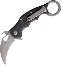 FOX FOX599TICS FRAMELOCK PLAIN EDGE FOLDING KNIFE.