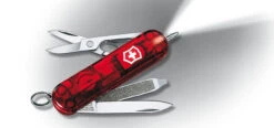 VICTORINOX SWISS ARMY 0.6226.T-X1 SIGNATURE LITE RUBY POCKET FOLDING KNIFE
