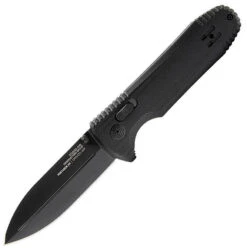 SOG SOG12610141 PENTAGON XR BLACKOUT CTS-XHP STEEL G10 HANDLE FOLDING KNIFE.