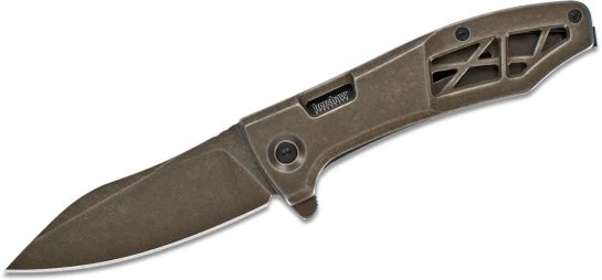 KERSHAW 3475 BOILERMAKER LES GEORGE 8CR13MOV STEEL FOLDING KNIFE. 3 KERSHAW 3475 BOILERMAKER LES GEORGE 8CR13MOV STEEL FOLDING KNIFE.