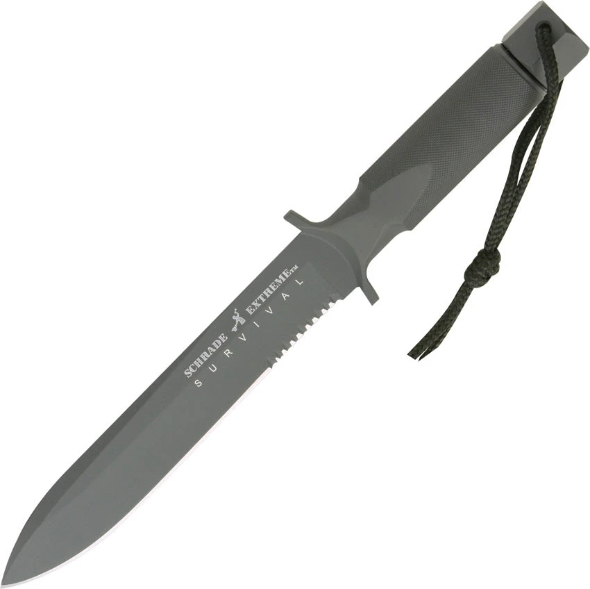 SCHRADE SCHF1 EXTREME SURVIVAL FIXED BLADE KNIFE WITH SHEATH. 3 SCHRADE SCHF1 EXTREME SURVIVAL FIXED BLADE KNIFE WITH SHEATH.