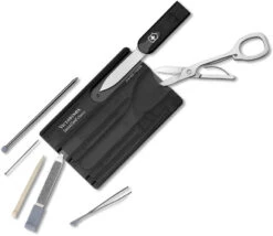SWISS ARMY VICTORINOX 0.7133.T3-X3 SWISSCARD ONYX HANDY POCKET TOOL.