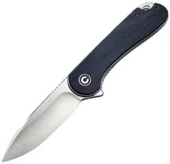 CIVIVI CIVC907D ELEMENTUM LINERLOCK EBONY WOOD D2 STEEL FOLDING KNIFE.