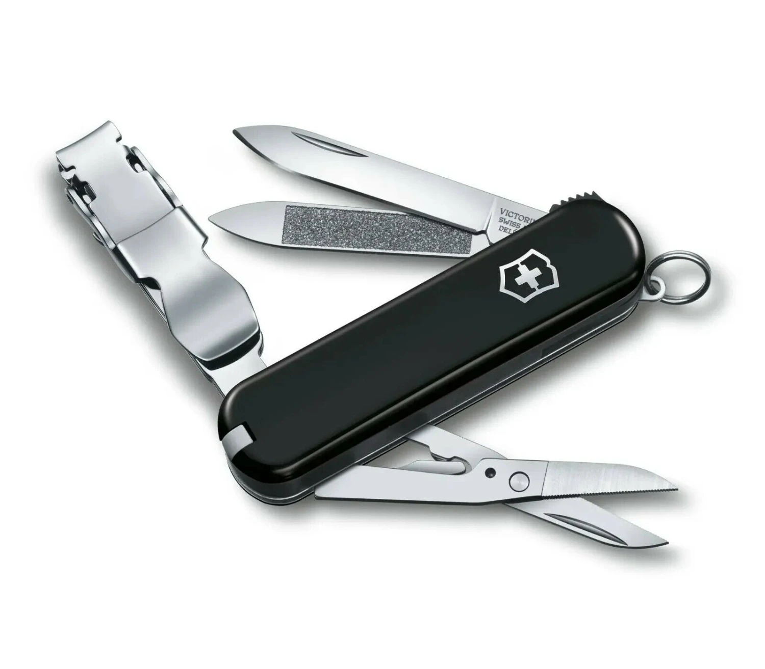 SWISS ARMY VICTORINOX 0.6463.3 NAIL CLIP 580 BLACK MULTI FUNCTION POCKET KNIFE. 3 SWISS ARMY VICTORINOX 0.6463.3 NAIL CLIP 580 BLACK MULTI FUNCTION POCKET KNIFE.