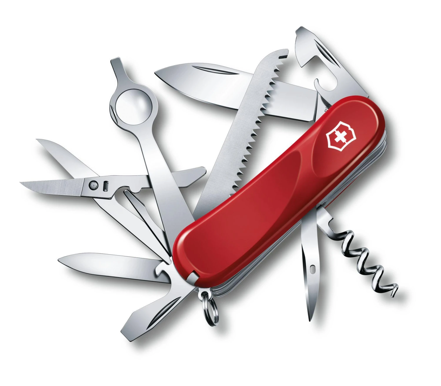 SWISS ARMY VICTORINOX 2.5013.E-X2 EVOLUTION 23 RED MULTI FUNCTION POCKET KNIFE. 3 SWISS ARMY VICTORINOX 2.5013.E-X2 EVOLUTION 23 RED MULTI FUNCTION POCKET KNIFE.
