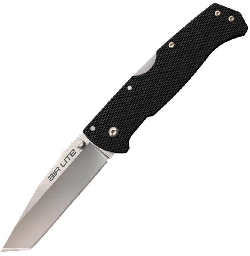 COLD STEEL 26WT AIR LITE TANTO LOCKBACK AUS10A BLADE STEEL FOLDING KNIFE. 3 COLD STEEL 26WT AIR LITE TANTO LOCKBACK AUS10A BLADE STEEL FOLDING KNIFE.
