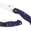 SPYDERCO C36GPDBL MILITARY S110V STEEL BLUE G10 HANDLE PLAIN EDGE FOLDING KNIFE -SR KNIVE SANDSWORDS Sales 1 067a25fb 6c9e 4e1b b9cc 53782811383a