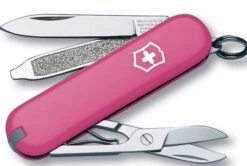 SWISS ARMY VICTORINOX 0.6223.51-X5 CLASSIC SD PINK MULTI FUNCTION POCKET KNIFE.