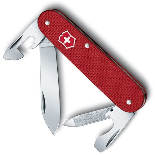 SWISS ARMY VICTORINOX0.2601.20R.X1 CADET RED ALOX FOLDING POCKET KNIFE 3 SWISS ARMY VICTORINOX0.2601.20R.X1 CADET RED ALOX FOLDING POCKET KNIFE