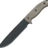 ONTARIO RAT7 RAT-7 8668 CANVAS MICARTA HANDLE 1095 CARBON FIXED BLADE KNIFE W/SHEATH -SR KNIVE SANDSWORDS Sales 32 23eafcc1 14e8 4438 946b 3661bd2da49a