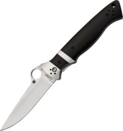 Spyderco C149gp Vallotton Cpm-s30v Blade Steel Sub-hilt Plain Edge Folding Knife