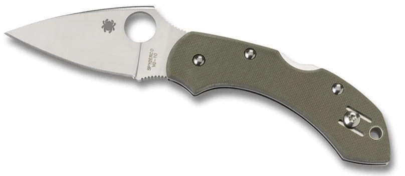 SPYDERCO C28GPFG DRAGONFLY FOLIAGE GREEN G10 HANDLE FOLDING KNIFE 3 SPYDERCO C28GPFG DRAGONFLY FOLIAGE GREEN G10 HANDLE FOLDING KNIFE