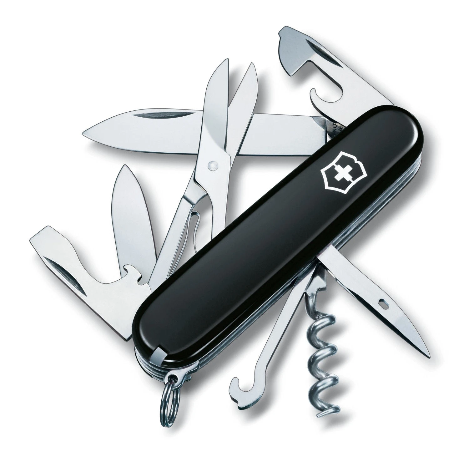 SWISS ARMY VICTORINOX 1.3703.3-033-X1 CLIMBER BLACK MULTI FUNCTION POCKET KNIFE. 3 SWISS ARMY VICTORINOX 1.3703.3-033-X1 CLIMBER BLACK MULTI FUNCTION POCKET KNIFE.