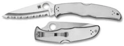 Spyderco C10s Endura Ss Serrated Edge Vg10 Blade Steel Folding Knife.