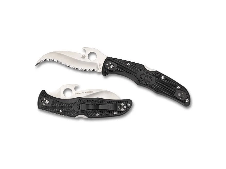Spyderco C12sbk2w Matriarch 2 Emerson Opener Spyder Edge Folding Knife 3 Spyderco C12sbk2w Matriarch 2 Emerson Opener Spyder Edge Folding Knife