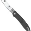 Spyderco C189pgy Roadie Plaing Edge Gray Frn N690co Steel Folding Knife