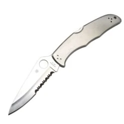 Spyderco C10ps Endura Ss Combo Edge Vg10 Blade Steel Folding Knife.