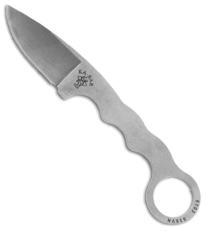 KABAR 5103 SNODY SNAKE CHARMER S35VN BLADE STEEL FIXED BLADE KNIFE WITH SHEATH 3 KABAR 5103 SNODY SNAKE CHARMER S35VN BLADE STEEL FIXED BLADE KNIFE WITH SHEATH