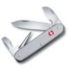 SWISS ARMY VICTORINOX 0.8120.26-033-X1 ELECTRICIAN SILVER ALOX POCKET KNIFE