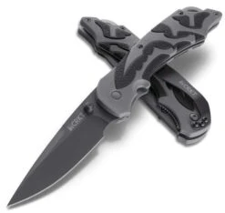 CRKT 1102 MOXIE GRAY/BLACK PLAIN EDGE FOLDING KNIFE
