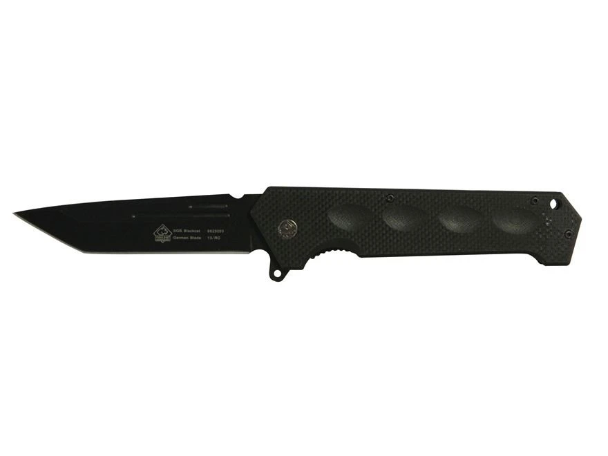 PUMA 6625003 SGB BLACKCAT GERMAN BLADE FOLDING KNIFE. 3 PUMA 6625003 SGB BLACKCAT GERMAN BLADE FOLDING KNIFE.