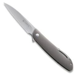 CRKT K240XXP ONION SWINDLE PLAIN EDGE SATIN FINISH FOLDING KNIFE