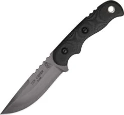 TOPS TPTEX4 TEX CREEK FIXED BLADE KNIFE WITH LEATHERSHEATH