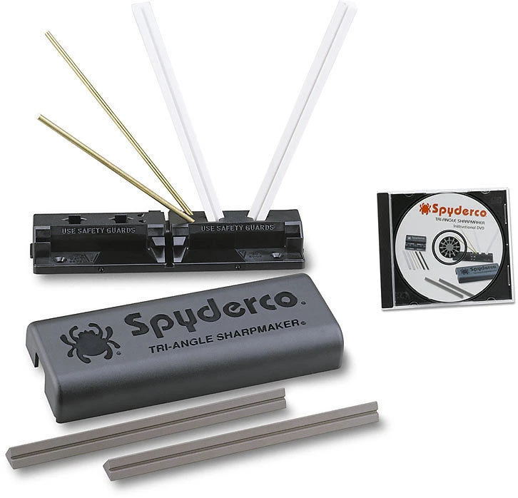 Spyderco 204mf Triangle Sharpmaker. Kit With Dvd. 3 Spyderco 204mf Triangle Sharpmaker. Kit With Dvd.