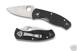 Spyderco C136gp Persistence Plain Edge G10 Handle Folding Knife.