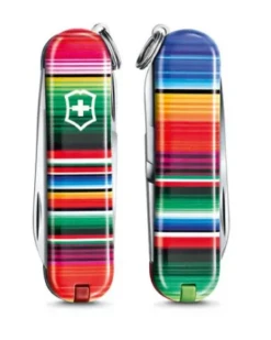 SWISS ARMY VICTORINOX 0.6223.L2101 CLASSIC SD 2021 MEXICAN ZARAPE FOLDING KNIFE.