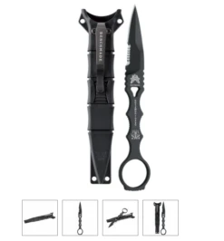 BENCHMADE 178SBK THOMPSON DESIGNED COMBO EDGE SOCP DAGGER WITH SHEATH - DISCONTINUED